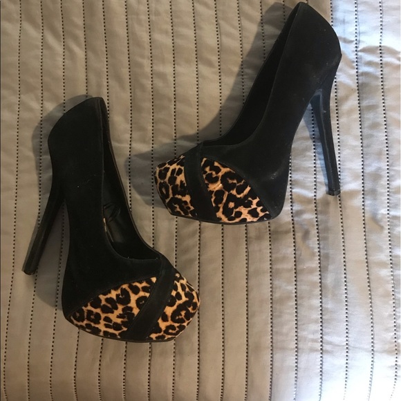 leopard  heels - Picture 2 of 2